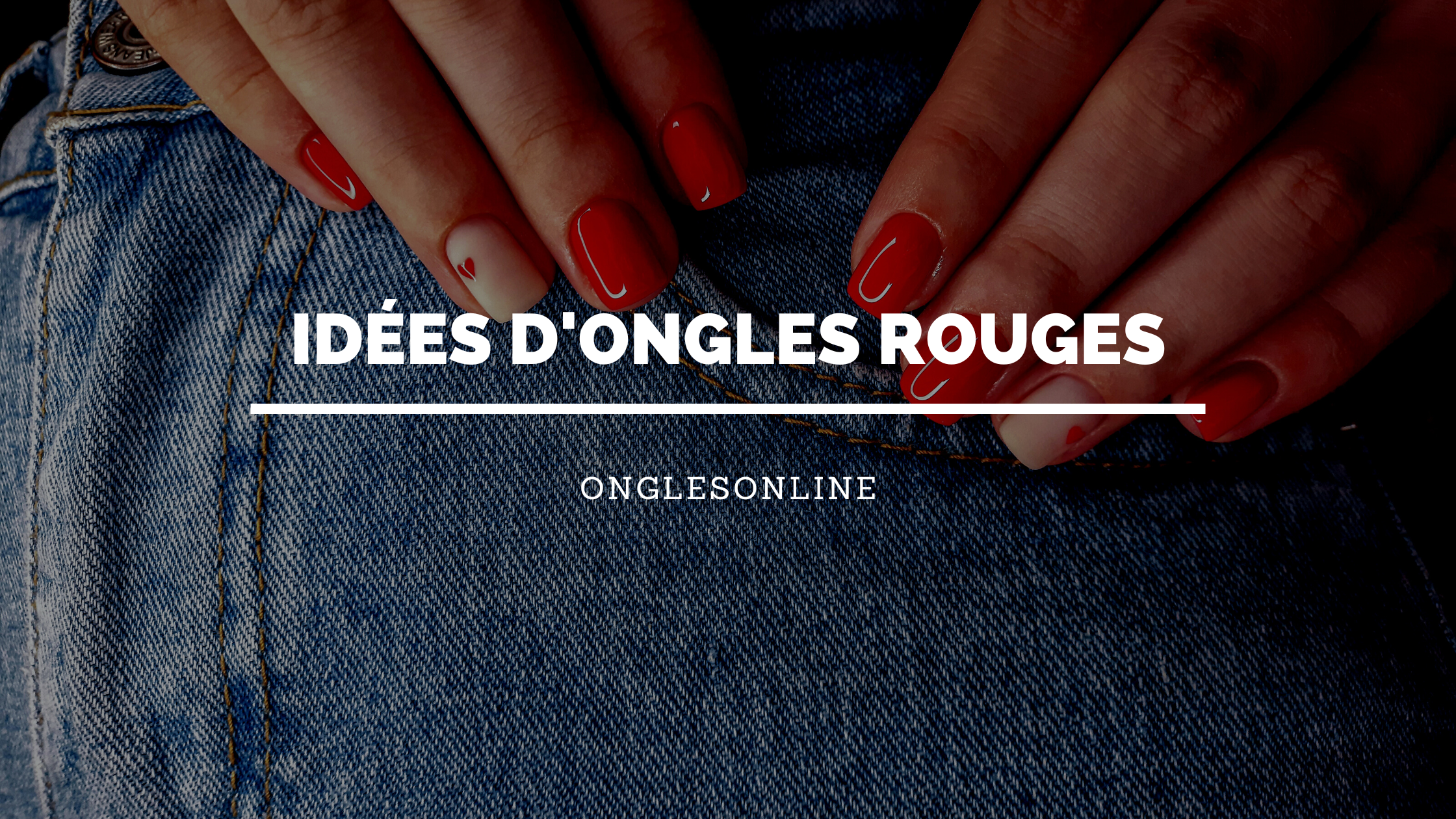 Idées d'Ongles Rouges
