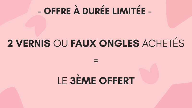 Offre OnglesOnline sur les vernis et les faux ongles