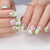 Faux Ongles Vert et Rose | OnglesOnline