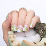 Faux Ongles Vert et Rose | OnglesOnline