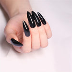 Faux Ongles Noir Brillant | OnglesOnline