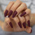 Faux Ongles Couleur Bordeaux | OnglesOnline