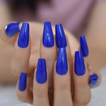 Faux Ongles Bleu Foncé | OnglesOnline