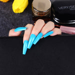 Faux Ongles Gel Bleu | OnglesOnline