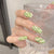 Faux Ongles Vert Pastèque | OnglesOnline