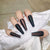 Faux Ongles Noir Brillant | OnglesOnline