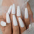 Faux Ongles Blanc Long | OnglesOnline
